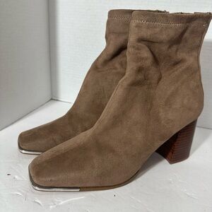 Steve Madden Brown Suede Ankle Boots Sz 11
